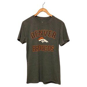 Denver Broncos Gray T-Shirt Football NFL Men's M Fanatics AFC West